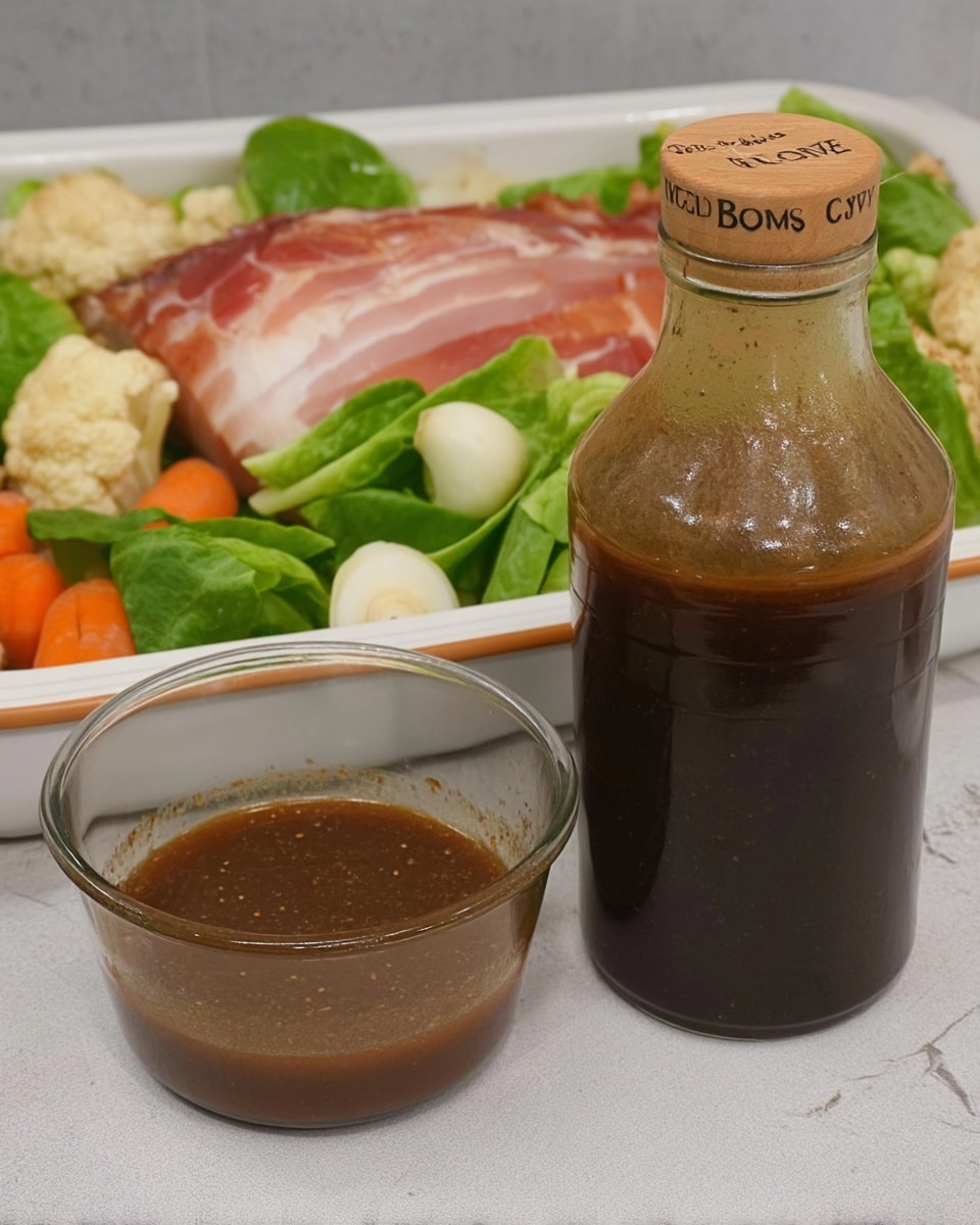 balsamic vinaigrette on roasted veggies and feta