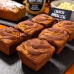 Cinnamon Swirl Pumpkin Bread Mini Loaves 7 Indulge in warm, moist Cinnamon Swirl Pumpkin Bread Mini Loaves! This easy recipe, boasting a sweet cinnamon crunch, is perfect for fall baking. Get the recipe for these flavorful mini loaves, muffins, or a full-size bread!