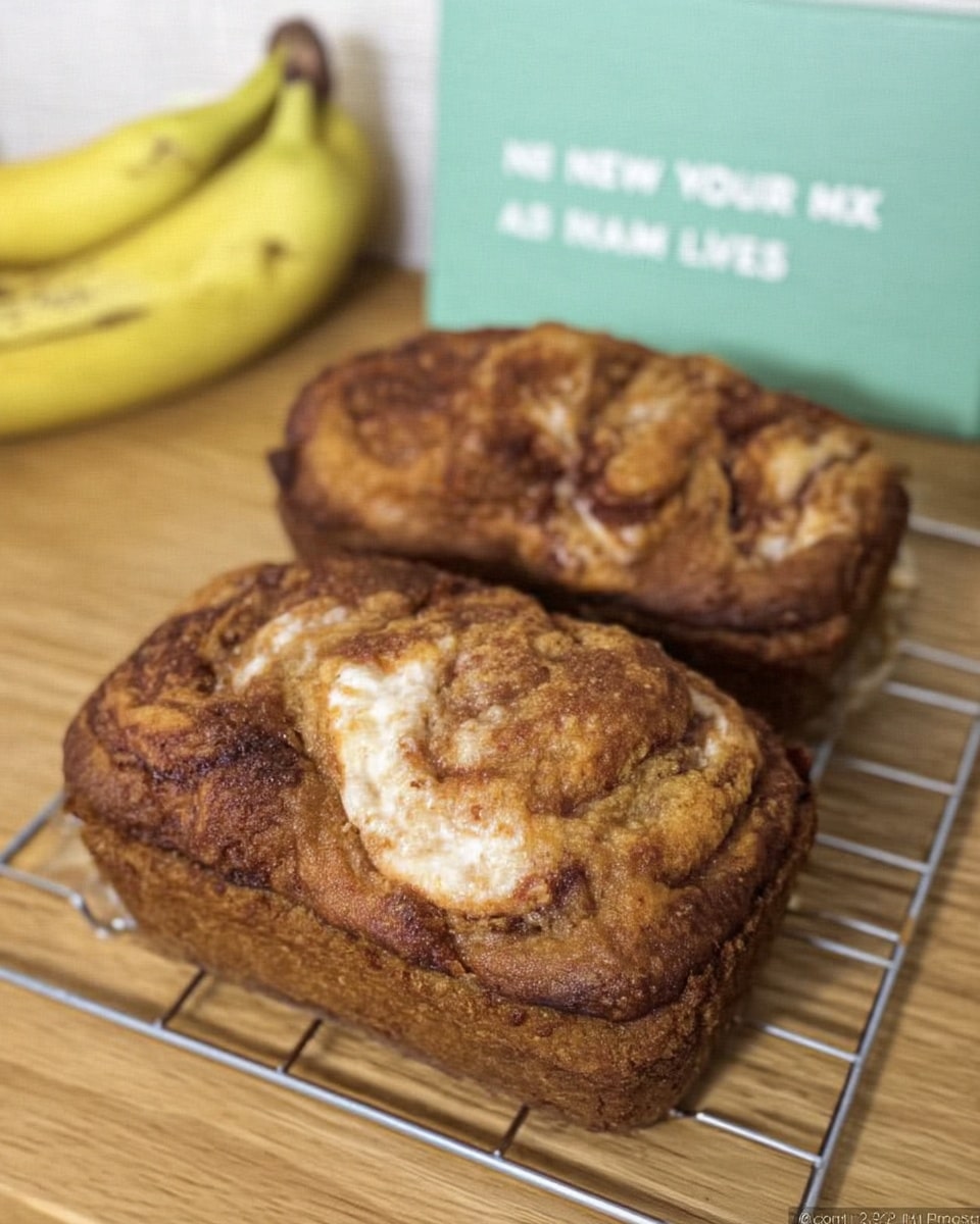 Cinnamon Swirl Pumpkin Bread Mini Loaves: A moist, spiced fall dessert recipe with a sweet, crunchy cinnamon topping. Perfect for breakfast, brunch, or a snack! Get the recipe now.