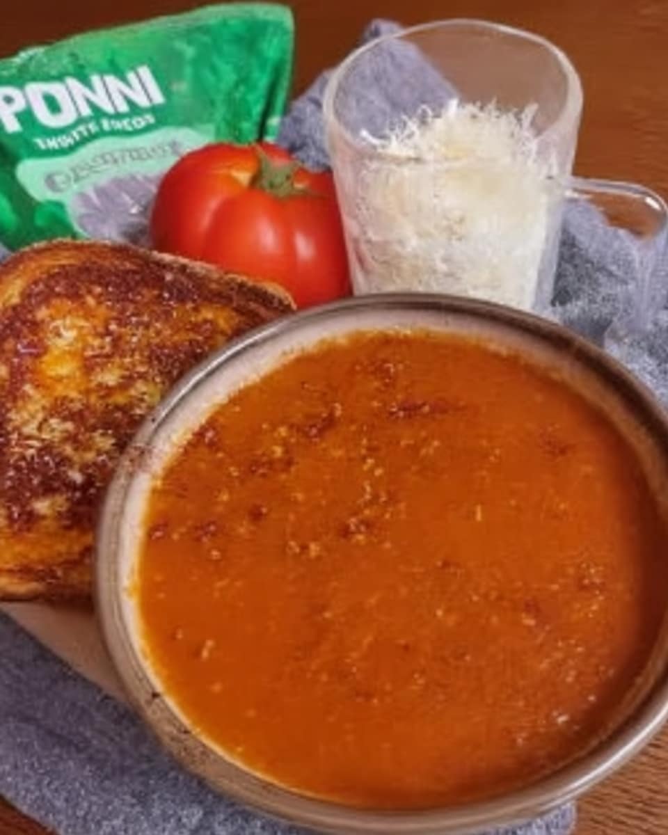 Roasted tomato soup recipe. A vegetarian, low carb, and healthy meal idea perfect for lunch or dinner. This easy recipe features fresh tomatoes, garlic, and basil, slow-roasted to enhance their sweet flavors. Ready in 1 hour 15 minutes.