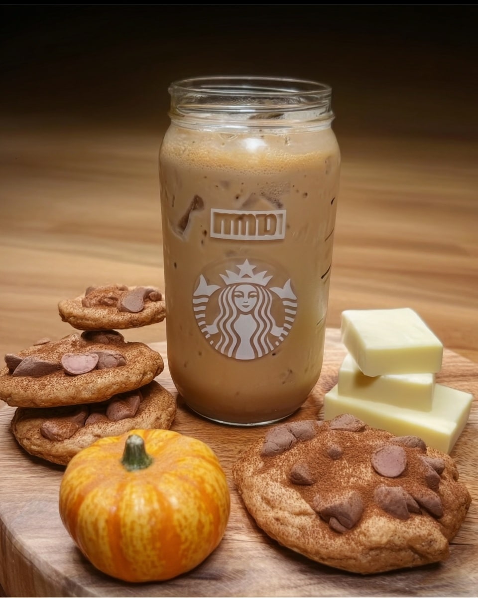 Pumpkin Spice Latte Starbucks Copycat 10 iced pumpkin spice latte starbucks version on fall table