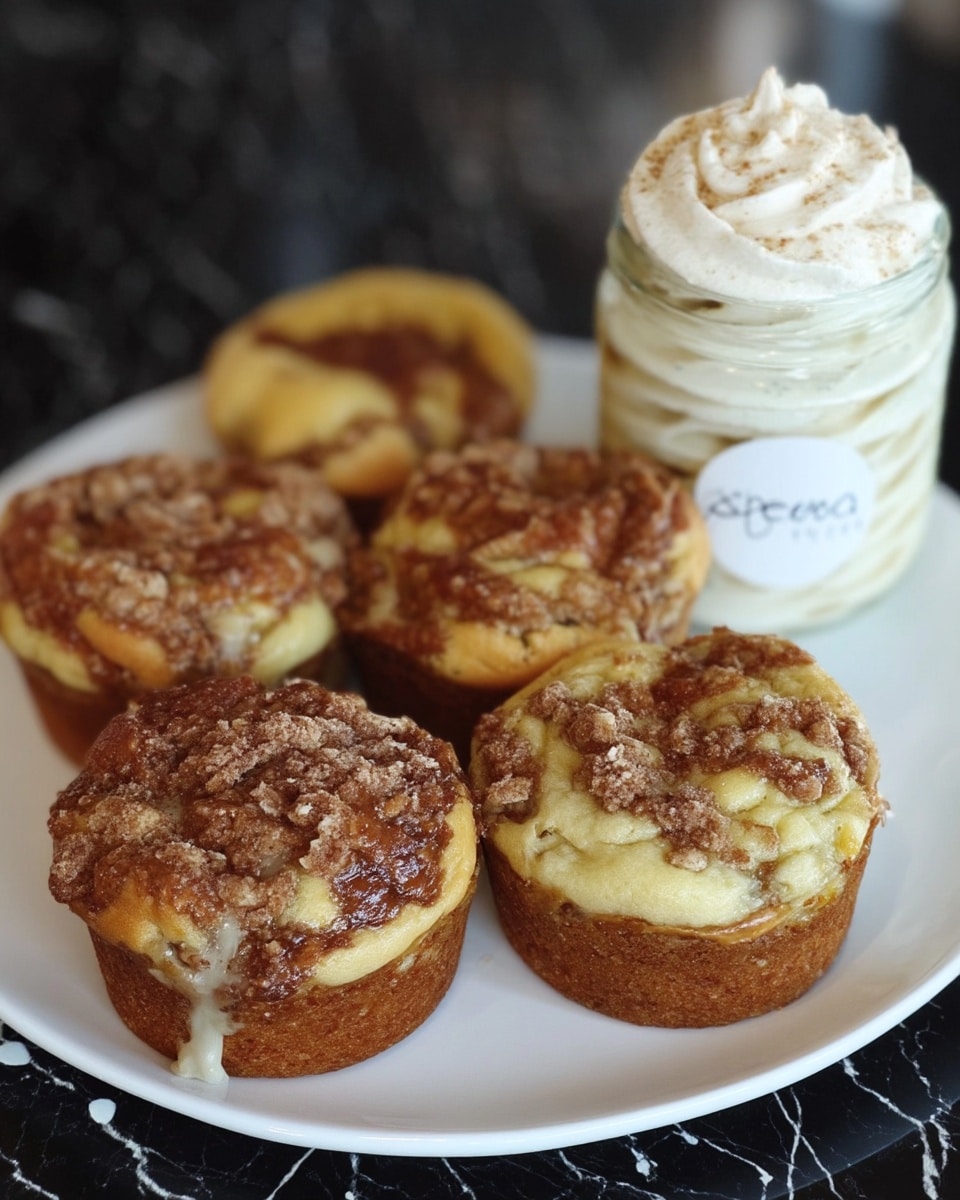 sliced keto pumpkin cheesecake muffin with creamy filling