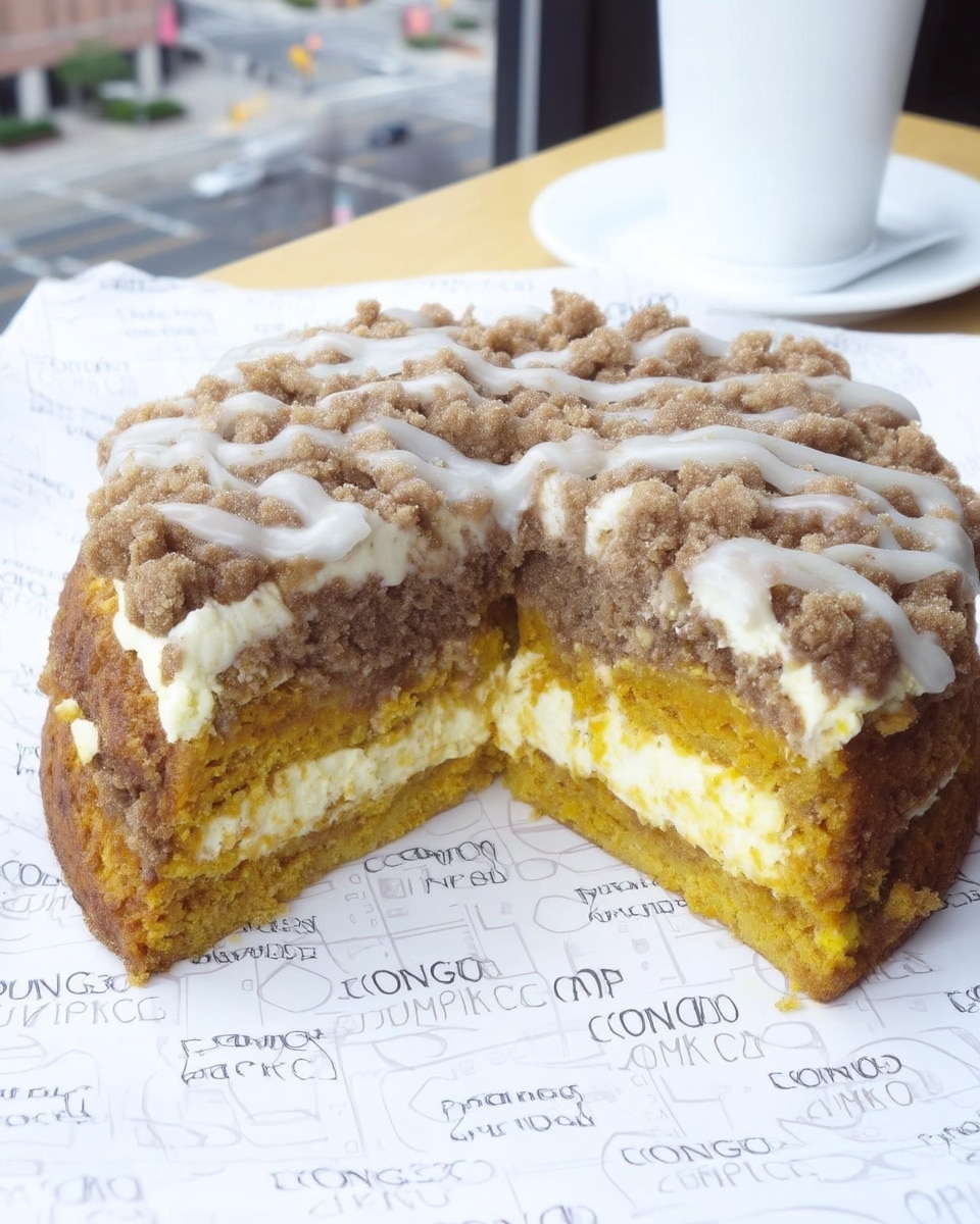 Easy Pumpkin Coffee Cake 9 Pumpkin coffee cake served for fall desserts easy brunch