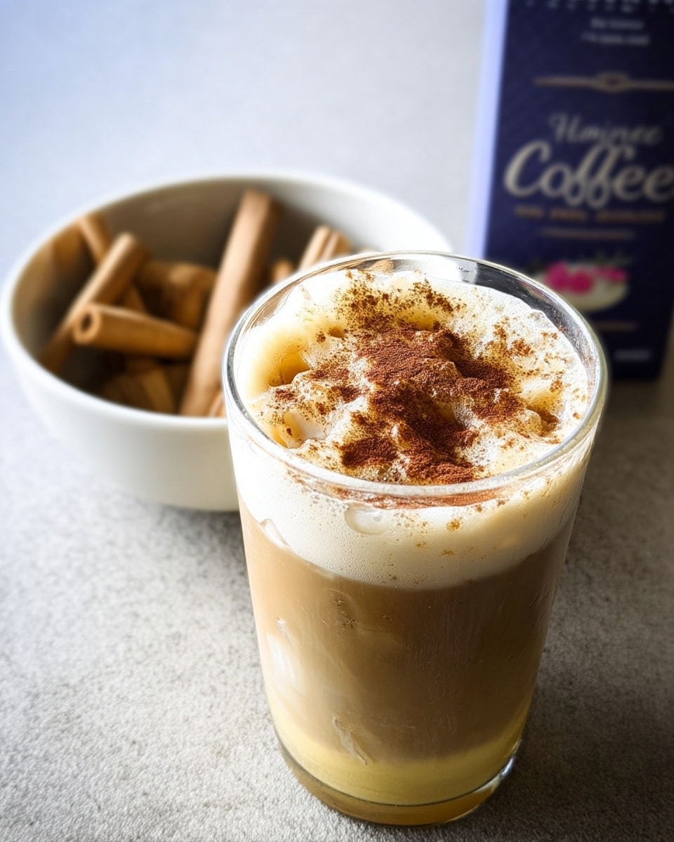 Pumpkin cream cold brew brunch setting