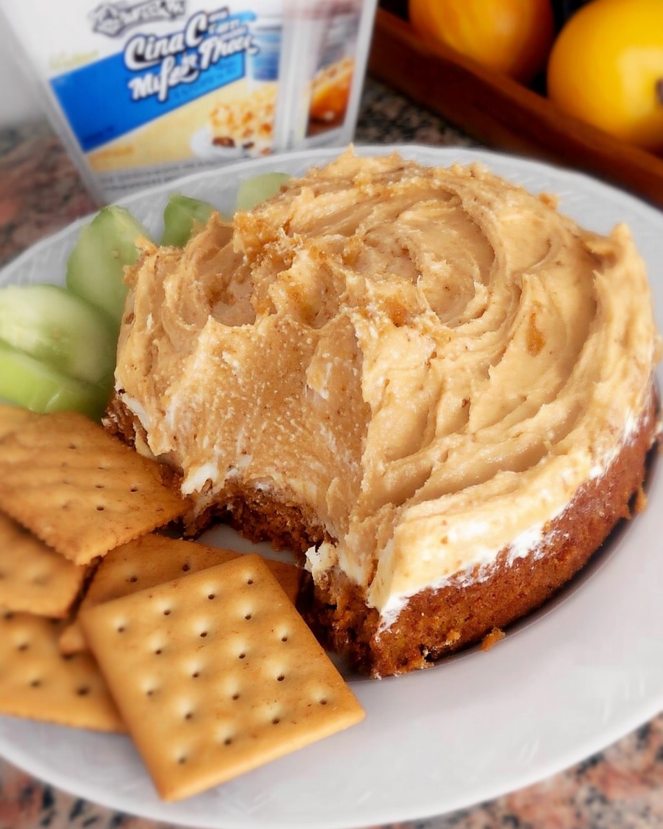 Pumpkin Fluff Dip 9 Pumpkin fluff dip surrounded by fall cookies and pretzels