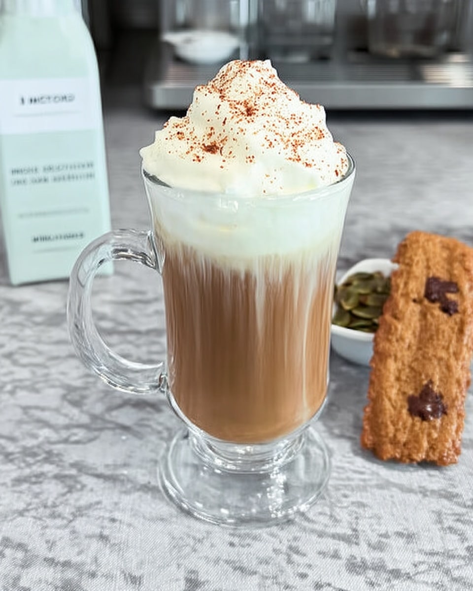 Homemade Pumpkin Spice Coffee Creamer 8 Homemade pumpkin spice coffee creamer in glass jar surrounded by fall spices
