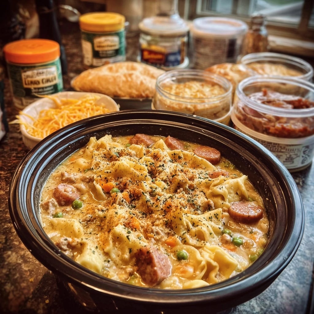 Cozy Slow Cooker Chicken Pot Pie 8 shredded chicken pot pie for fall dinner recipes