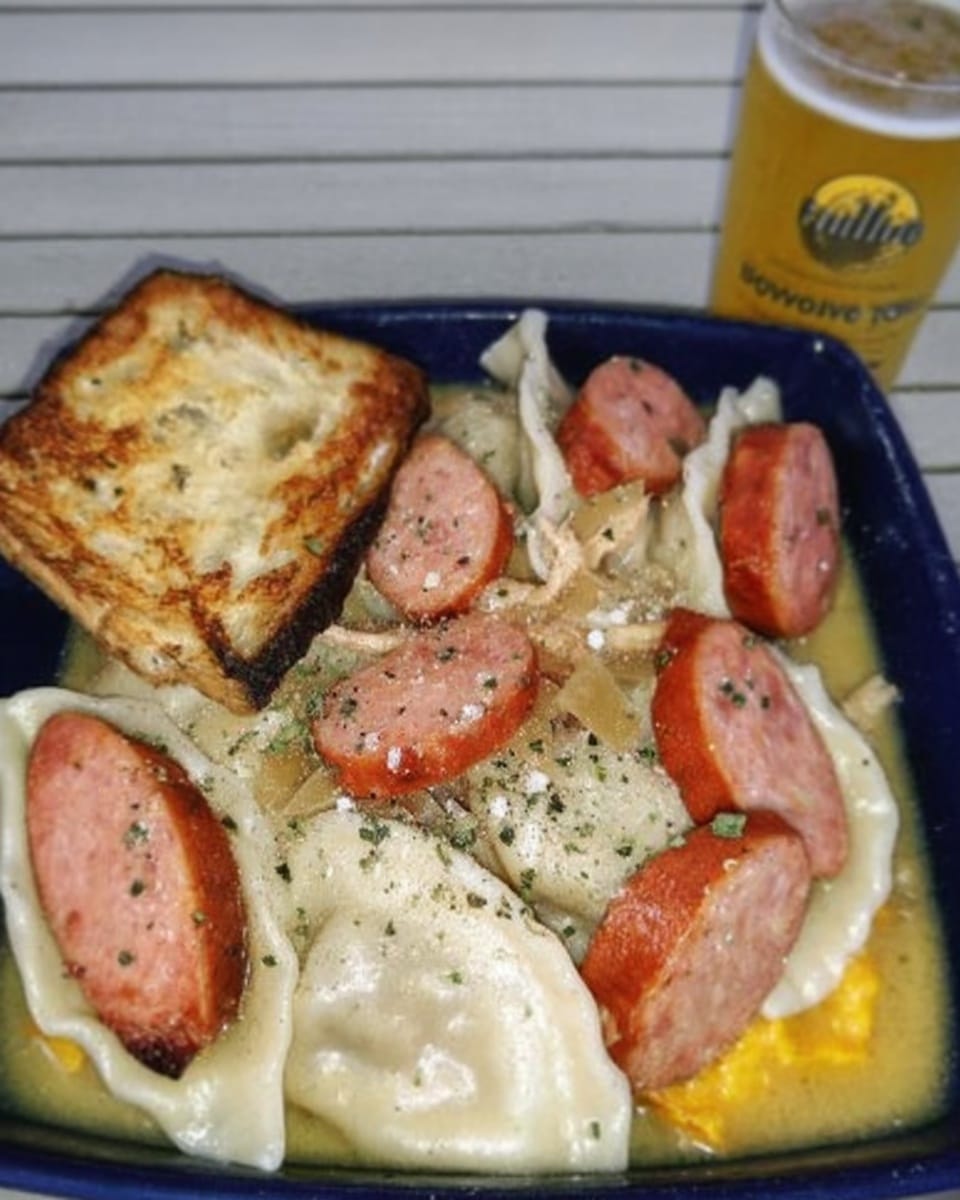 Fall Crockpot Recipes 9 Slow cooker kielbasa pierogi for fall crockpot recipes