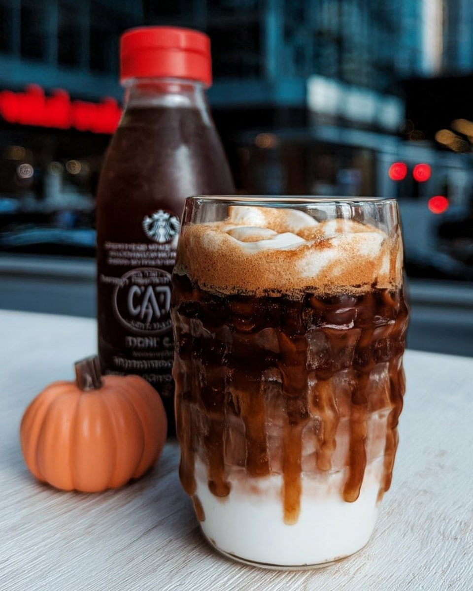 Creamy Pumpkin Cold Foam Recipe! Make this easy fall coffee topping with real pumpkin & pumpkin pie spice in 5 minutes. Perfect for cold brew or iced coffee! #pumpkin #coldfoam #coffee #recipe #fall