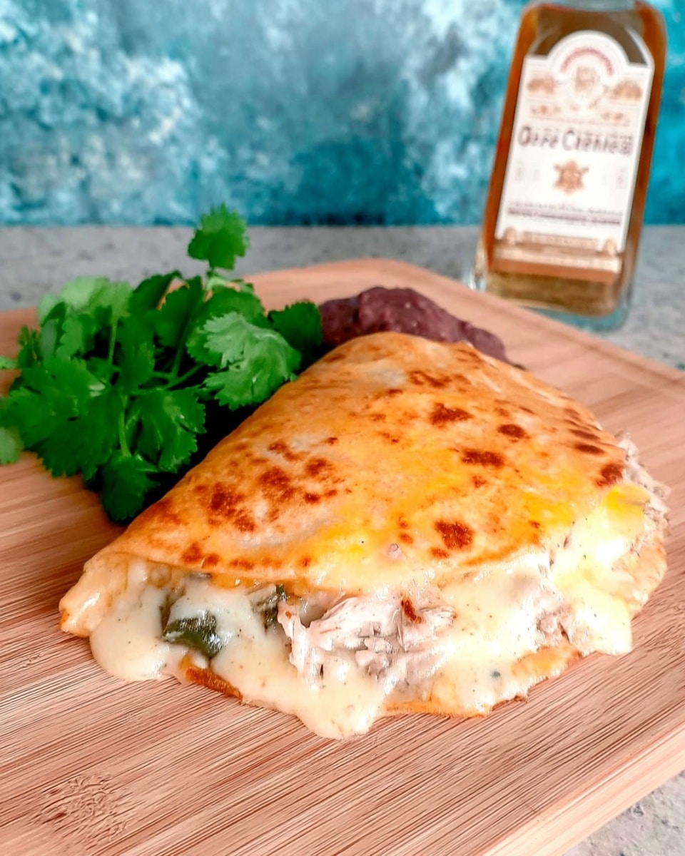 Closeup of cheese pull from summer Mexican recipes quesadilla